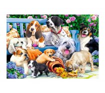 Trefl - 1000 Pieces -10556- Dogs in the Garden