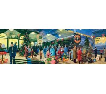 Clementoni - 1000 darabos - 39577 - Panoráma puzzle - Karácsonyi vonat