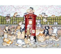 Ravensburger - 1000 darabos - 16417 - Crazy Cats at the Postbox