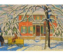 Pomegranate Puzzle - 1000 darabos - AA1101 - Red House & Yellow Sleigh