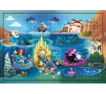 Clementoni - 1000 darabos - 39664 - Disney - Kis Hableány Történet Térkép