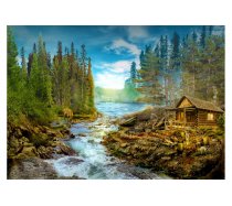 Enjoy - 1000 darabos - 1605 - A Log Cabin by the Rapids