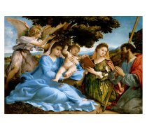 Enjoy - 1000 darabos - 1536 - - Lorenzo Lotto: Madonna and Child with Saints Catherine and Thomas
