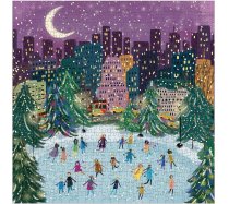 Galison - 500 darabos - Merry Moonlight Skaters (foil puzzle)