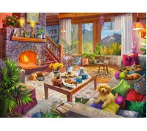 Ravensburger - 1000 darabos - 17495 - Cosy Cabin