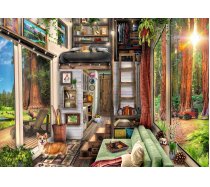Ravensburger - 1000 darabos - 17496 - Redwood Forest Tiny House
