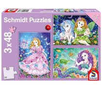 Schmidt - 3x48 darabos - 56376 - Princess, Fairy and Mermaid