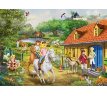 Schmidt - 1000 darabos - 58425 - Kinkade: Bibi és Tina - Fun at the Martinyard