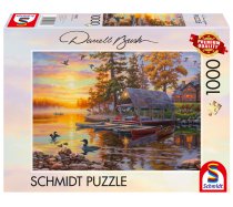 Schmidt - 1000 darabos - 58532 - Boathouse with Canoes