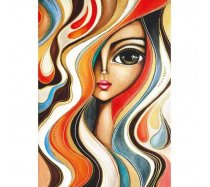 Magnolia - 1000 darabos - 1732 - Romi Lerda: Wavy Hair Girl 