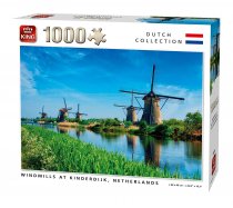 King - 1000 darabos - 55885 - Windmills Kinderdijk Netherlands