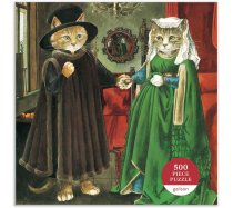 Galison - 500 darabos - The Arnolfini Marriage Meowsterpiece of Western Art