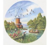 JHG Puzzles - 500 darabos - Windmill on the River